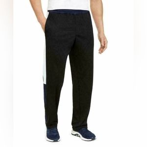 ID Ideology Men's Colorblocked Track Pants Dark Blue Size Large.